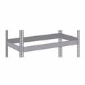 Global Equipment Additional Shelf Level Boltless 48"W x 18"D - Gray 601906A